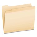 Pendaflex Poly Reinforced File Folder, 1/2-Cut Tabs, Letter Size, Manila, PK24 86220